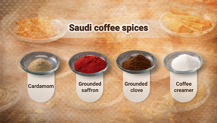 Saudi Coffee spices | Rose Thermos